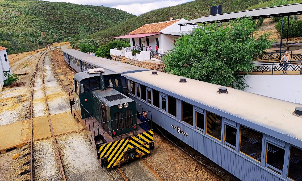 Tren en viaje a portugal